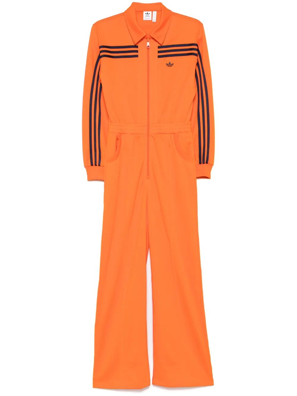 adidas 70s ジャンプスーツ オレンジ | Lyst