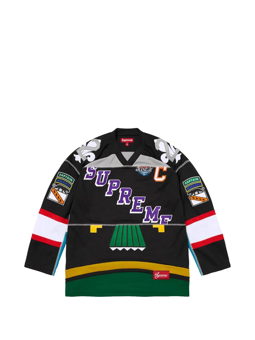 Supreme Paneled Hockey Jersey ジャージ 長袖 S Supreme Paneled Long-Sleeve Hockey Jersey in Black for Men | Lyst UK