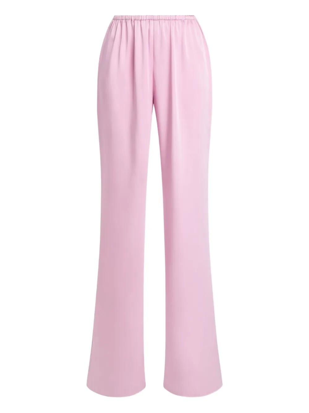 Designer Pink Satin Pants for Women - Up to 68% off | Lyst