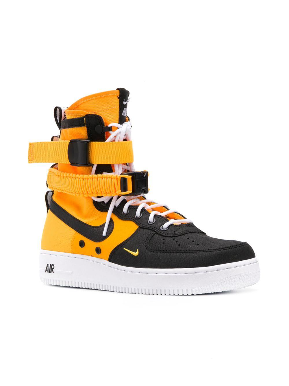 nike sf air force 1 high orange