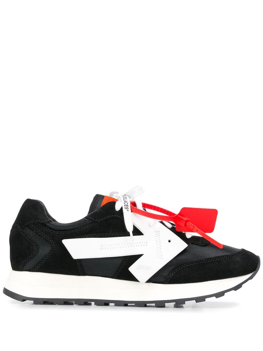 off white runner sneakers