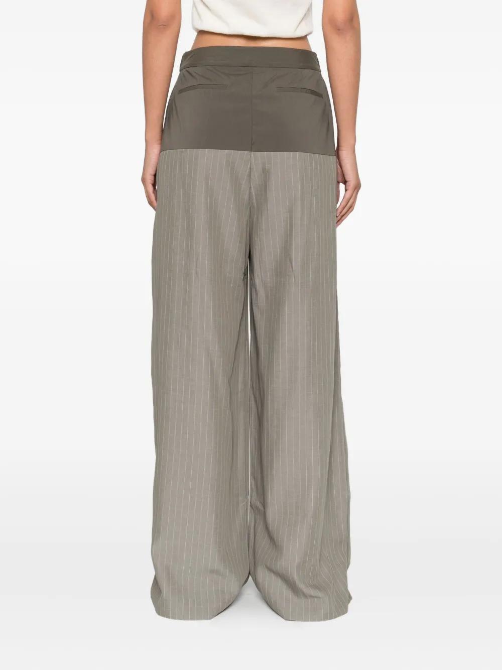 St agni ワイドパンツ ST. AGNI コットン混 ワイドレッグ パンツ | NET-A-PORTER