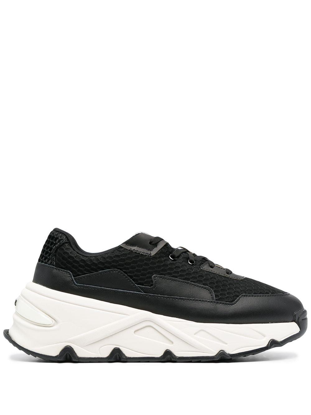 diesel panelled sneakers