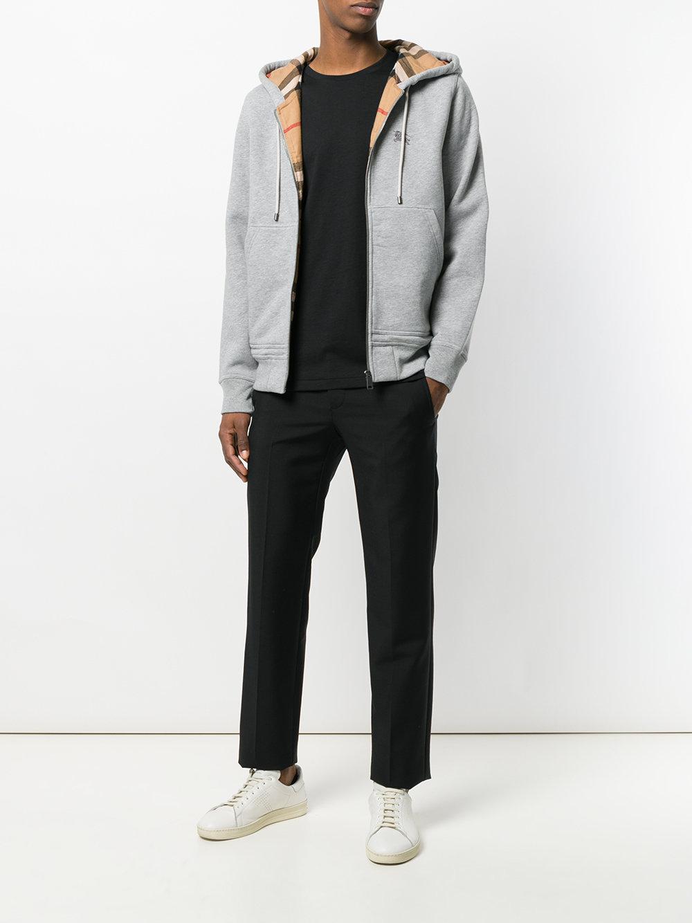 Burberry Men's Grey Cotton Sweatshirt in Gray for Men | Lyst