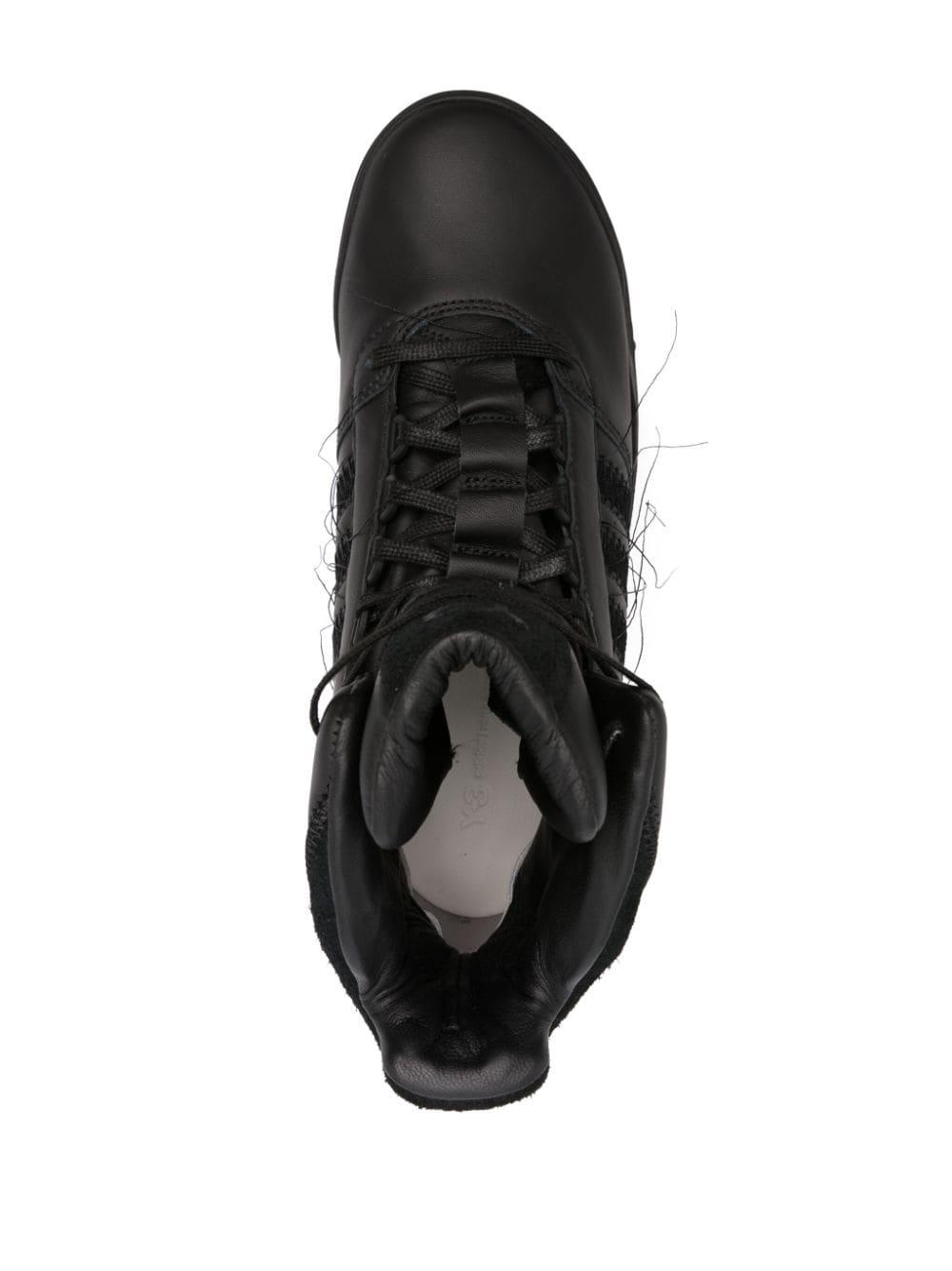 Y-3 Gsg9 Leather Sneakers in Black for Men | Lyst
