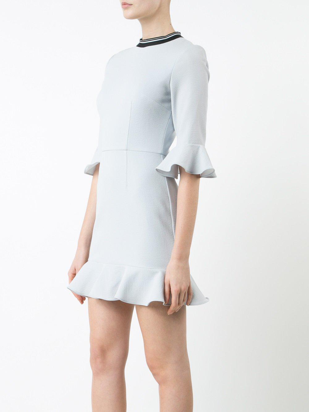 Rebecca Vallance Synthetic Billie Flare Mini Dress in Blue ...