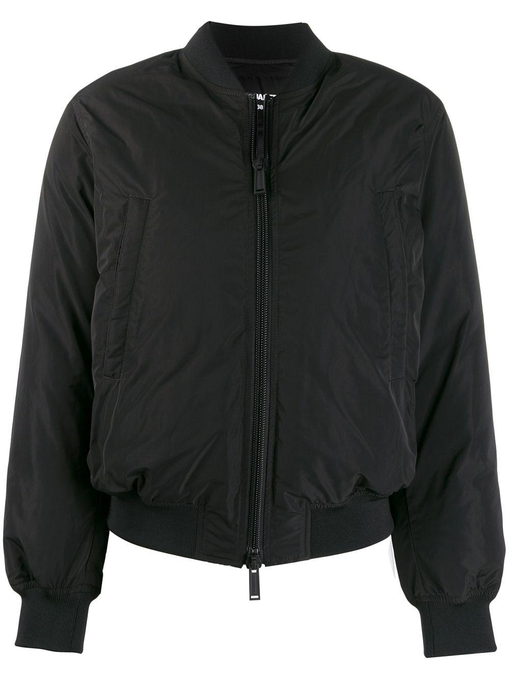 DSquared² Synthetic Icon Bomber Jacket in Black - Lyst
