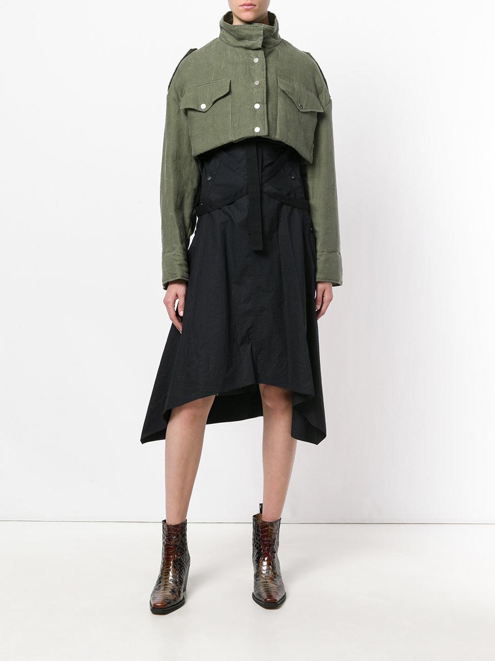 off white army jacket womens