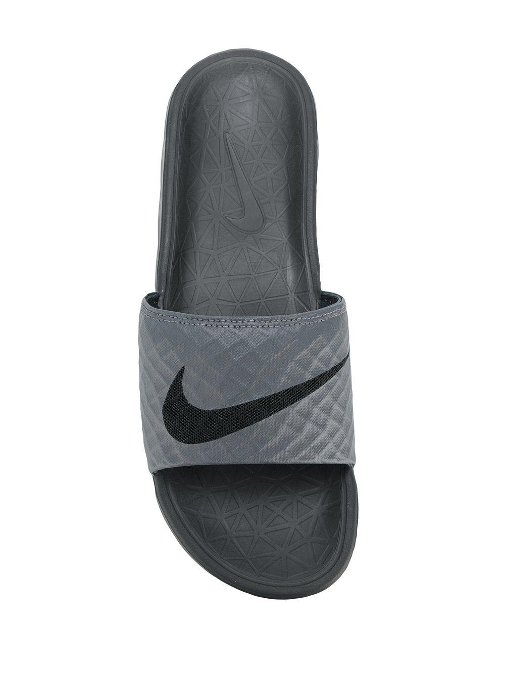 Nike Rubber Benassi Slides in Grey (Gray) for Men - Lyst