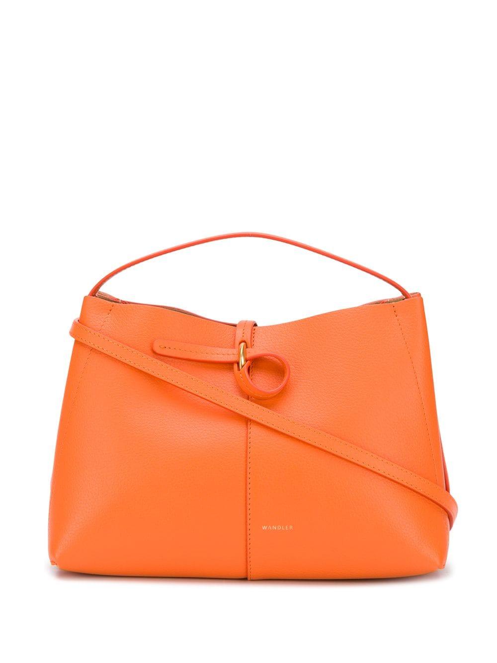 Wandler Leather Ava Mini Tote Bag in Orange | Lyst