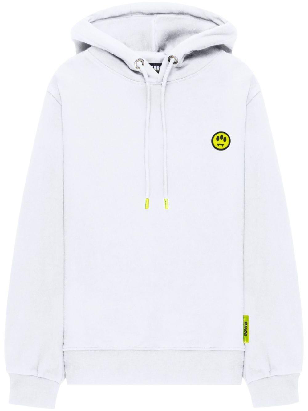 Barrow Logo Print Hoodie in White Lyst UK