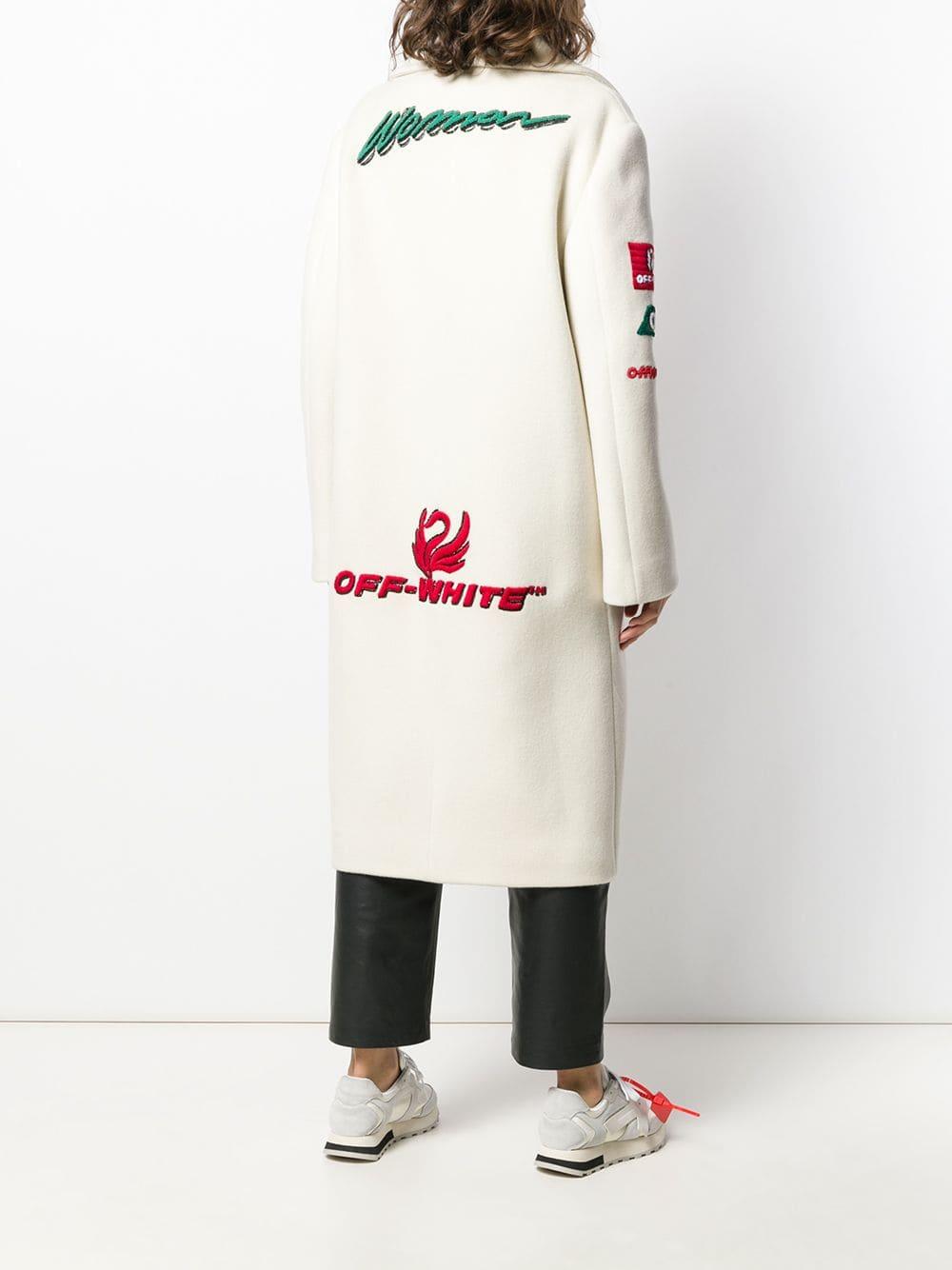 OFF WHITE Main Label Seeing Things Coat Jacket Virgil Abloh Size