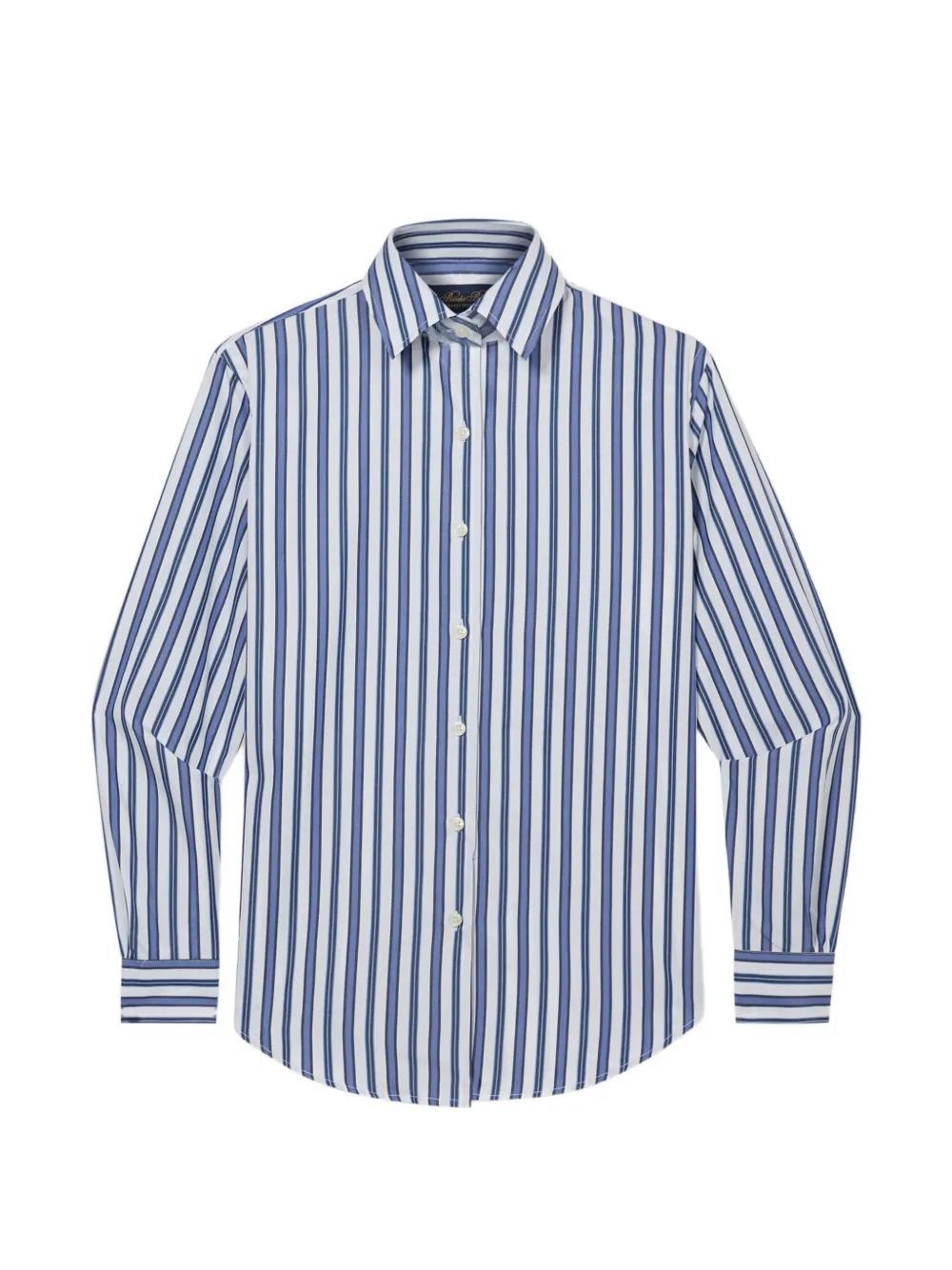 Chemise Brain Dead x Brooks Brothers Selvedge Oxford pour homme Blanc BDB24T240041-WHT