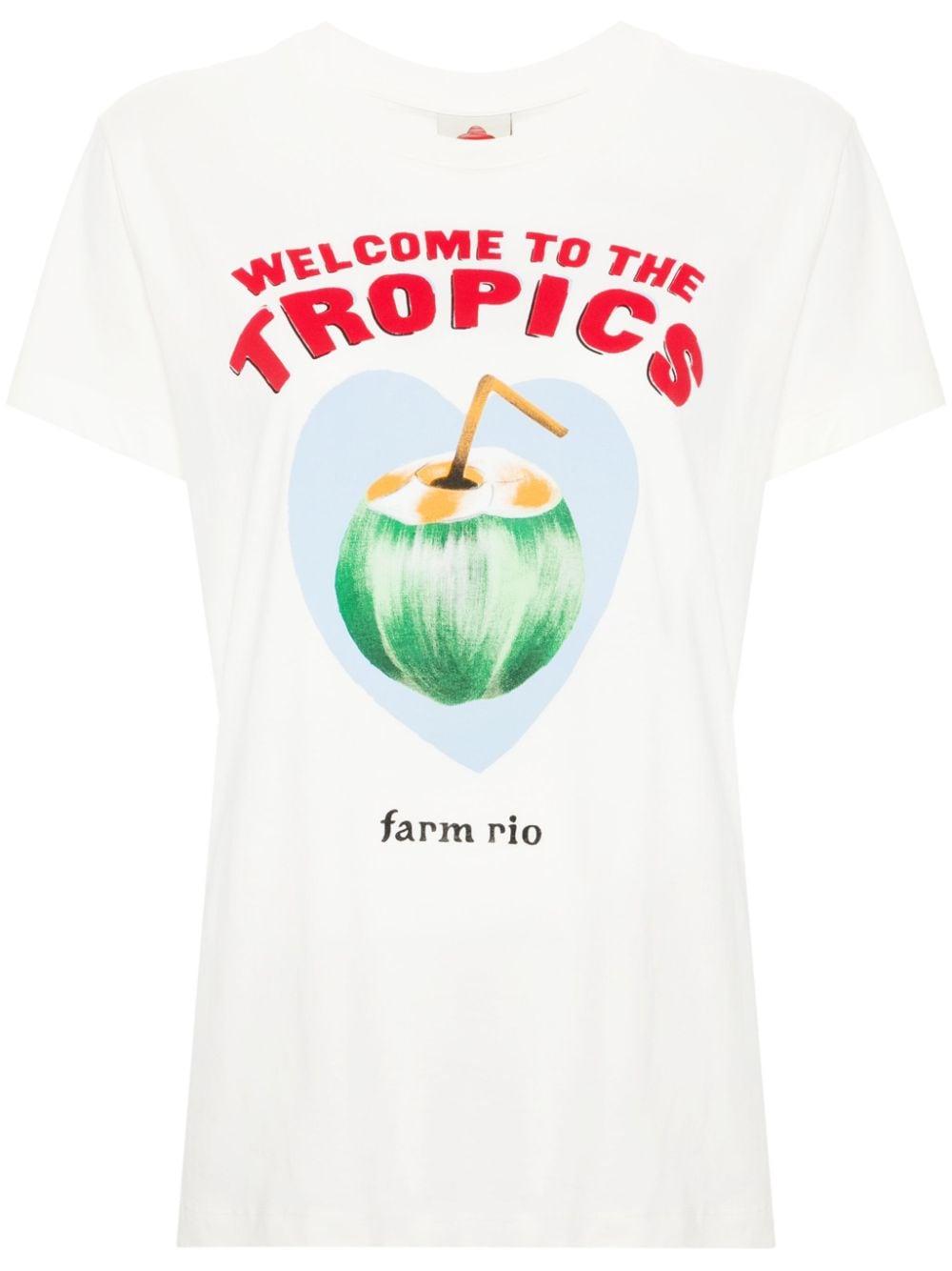 Women s FARM Rio T shirts from A 75 Lyst Australia