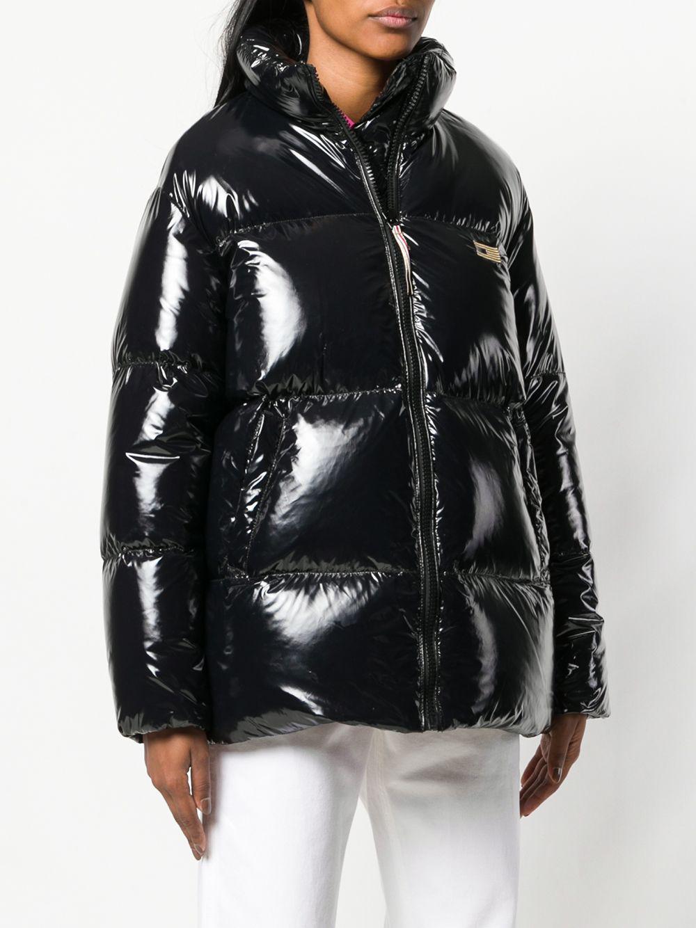 Tommy Hilfiger Synthetic Tommy Icons Puffer Jacket in Black | Lyst