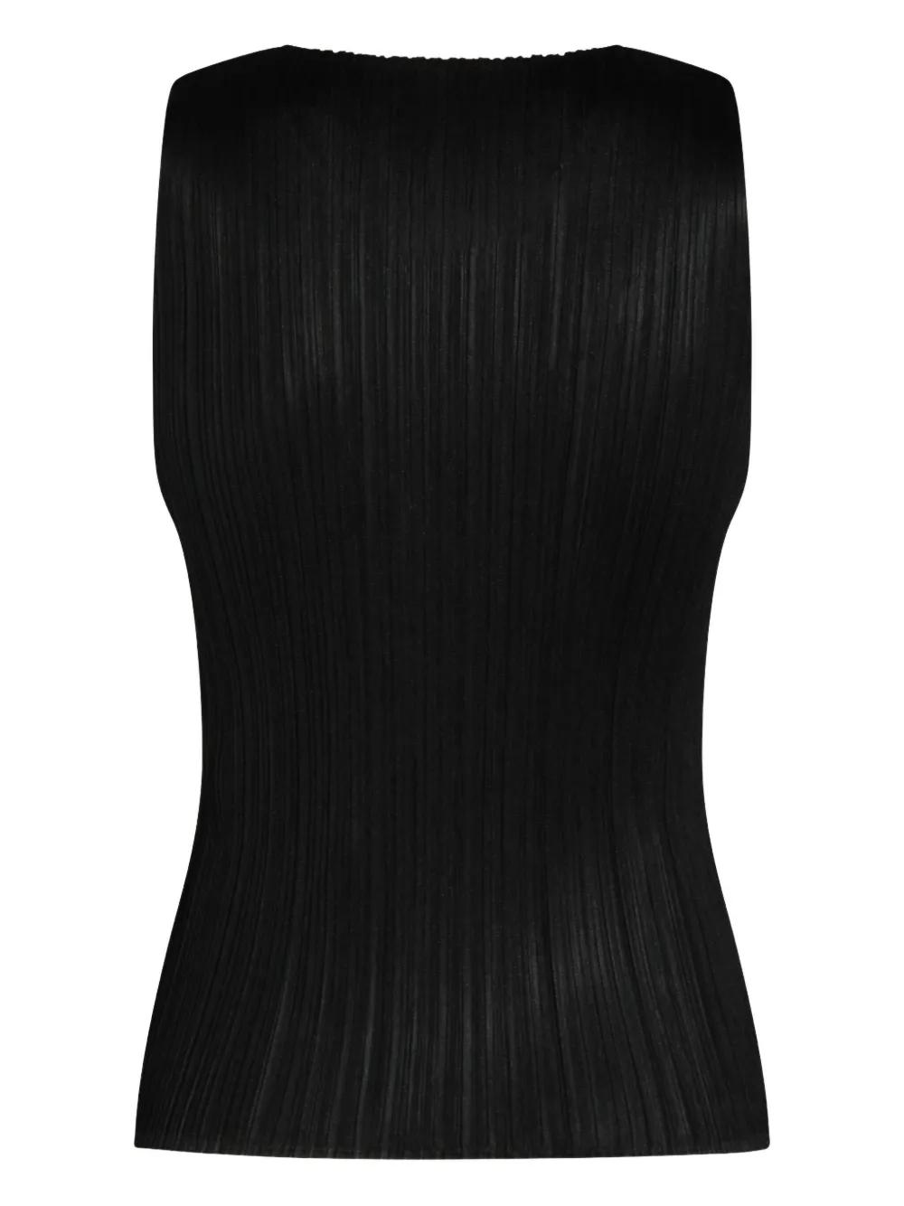 PLEATS PLEATS GRADATION タンクトップ Pleats Please Issey Miyake Pleated Tank Top | グレー