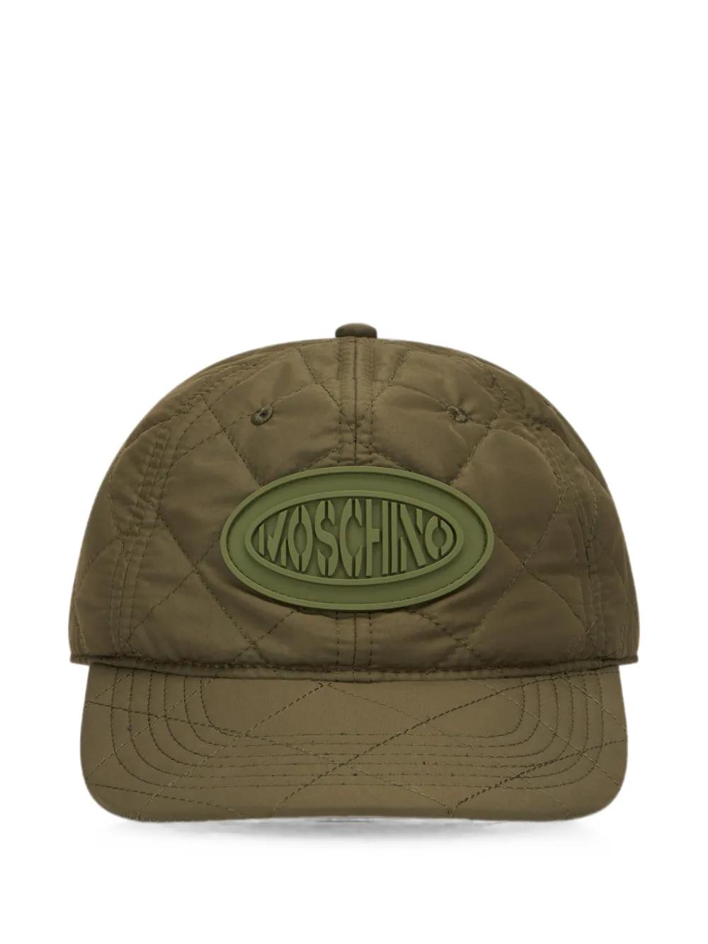moschino-green-Quilted-Logo- moschino-green-Quilted-Logo-