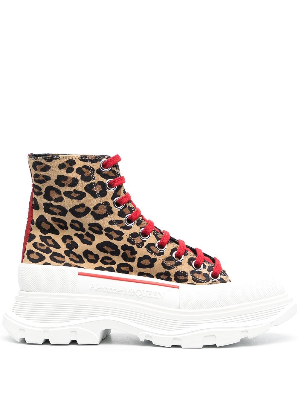 alexander mcqueen leopard sneakers