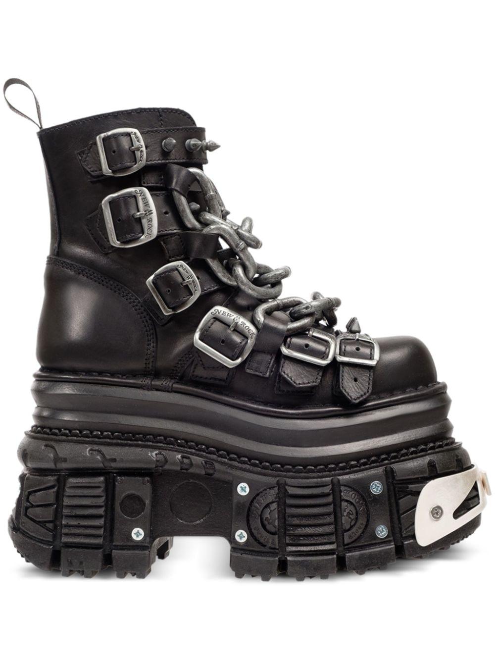 Natasha Zinko Newrock 90mm ハイキングブーツ ブラック | Lyst