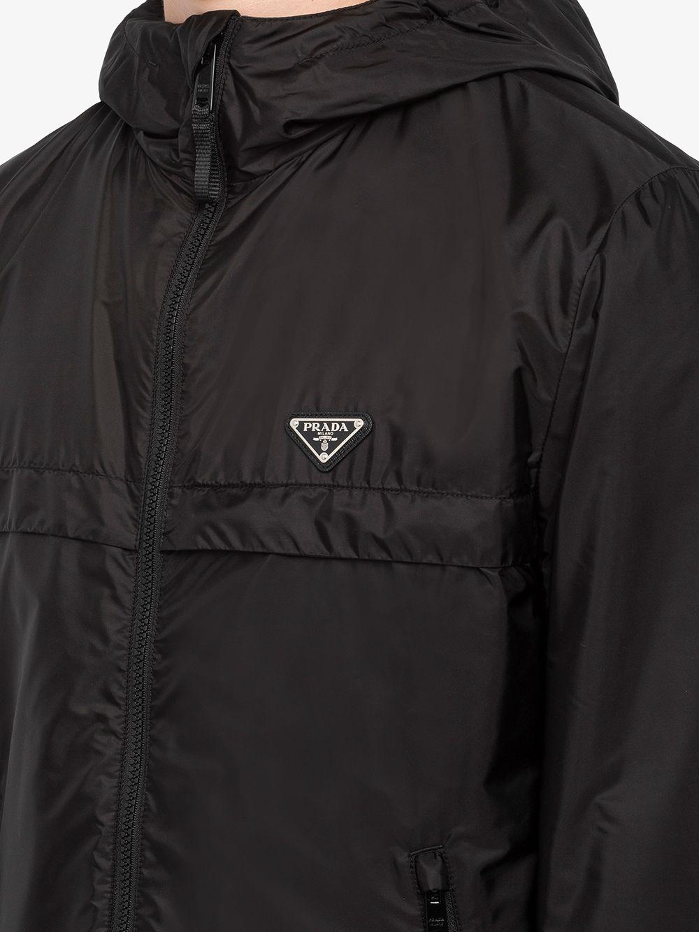 Prada Re-nylon Blouson Jacket in Black for Men | Lyst