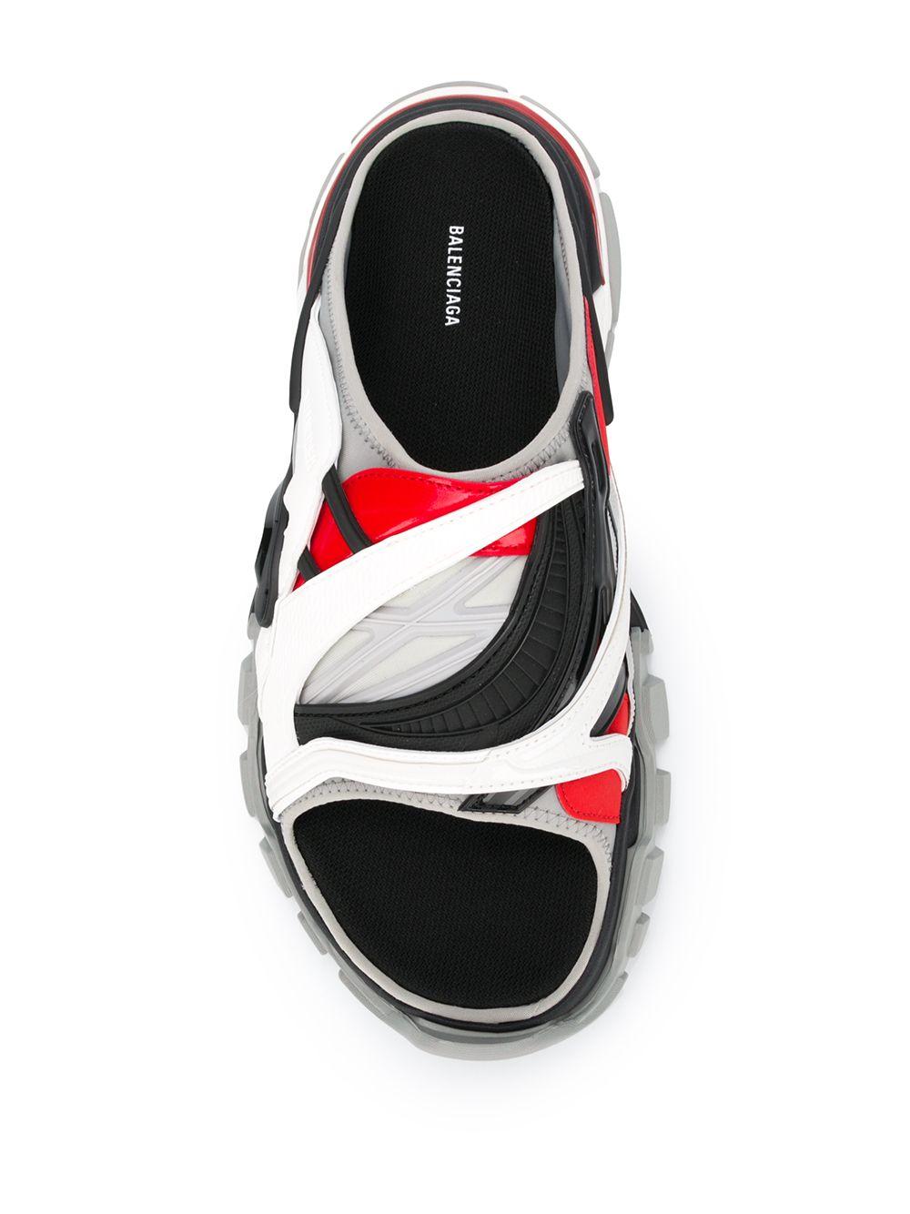 Balenciaga Colorblock Track Slides in 