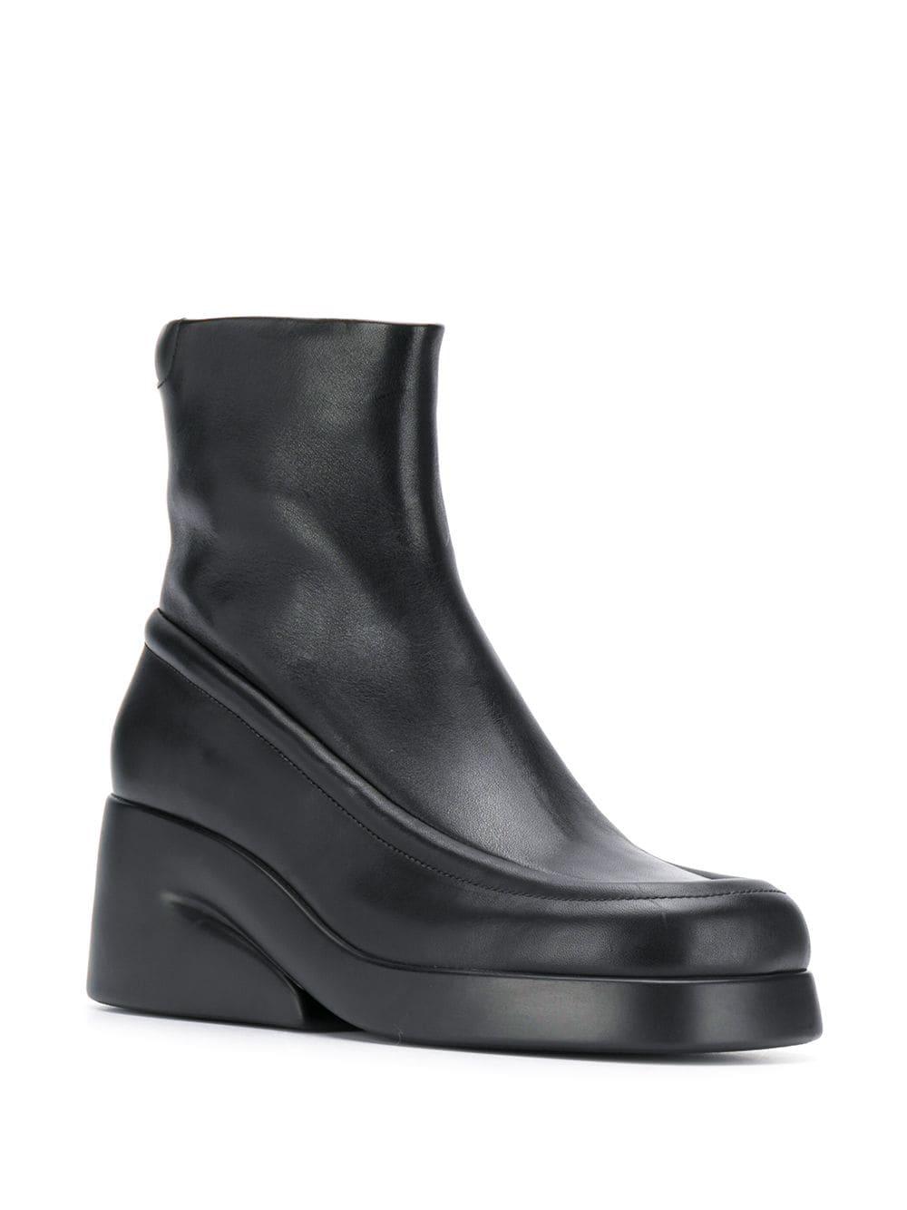 Camper Leather Kaah Boots in Black - Lyst