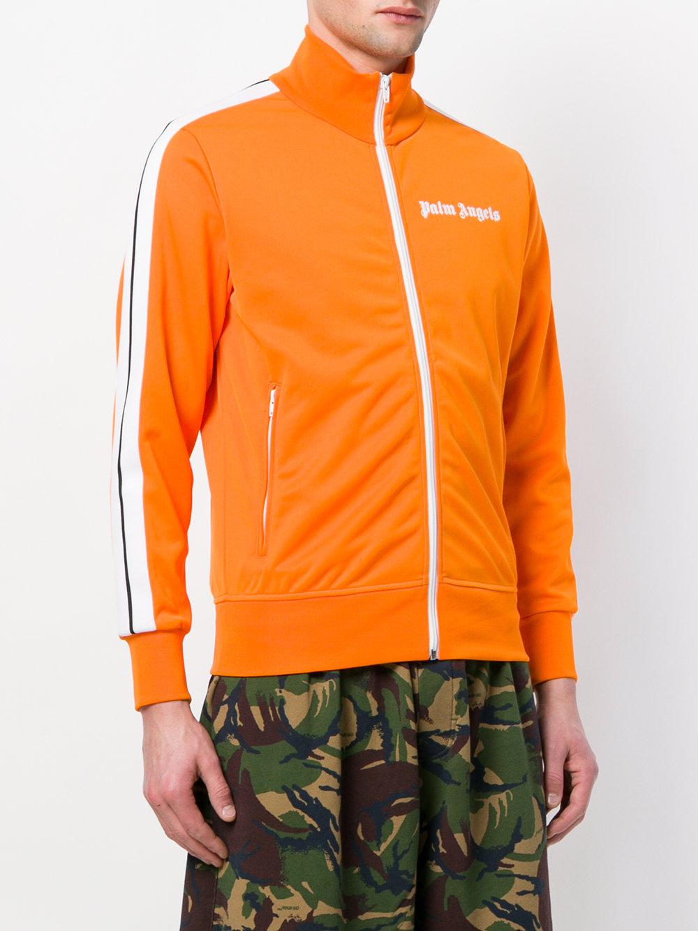 Palm Angels Classic Track Jacket in Orange for Men | Lyst