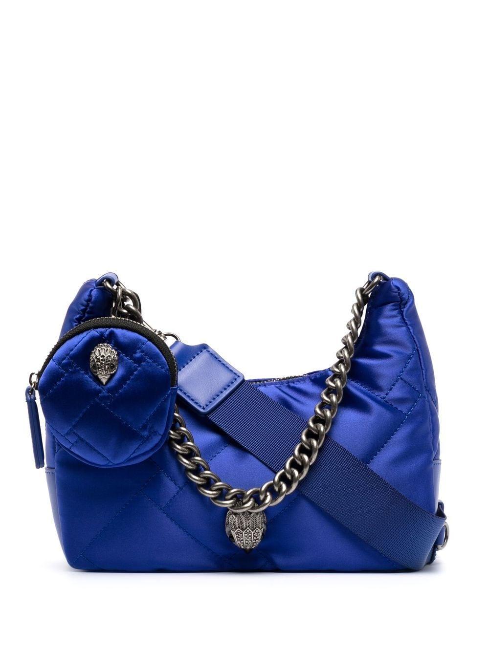 Kurt Geiger Recycled Quilted Crossbody Bag in Blue