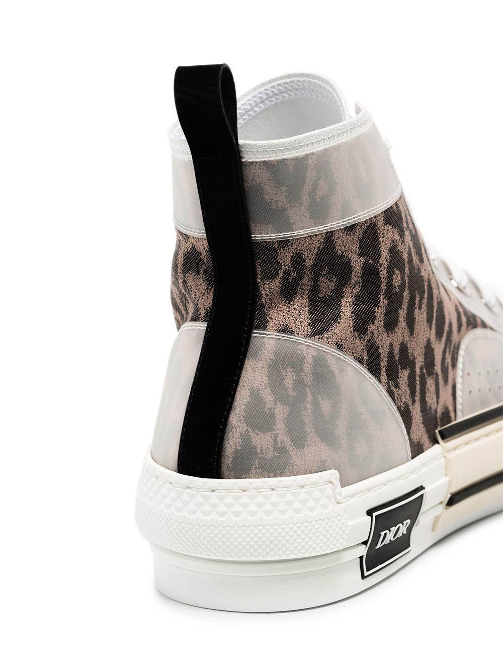 dior leopard print sneakers