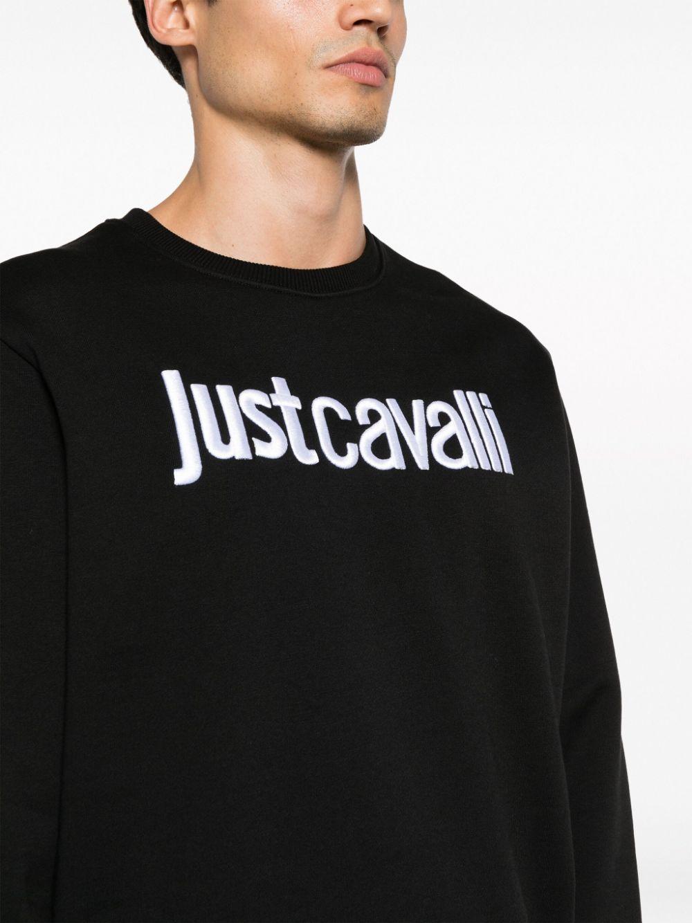 Just Cavalli logo-print Embellished T-shirt - Farfetch