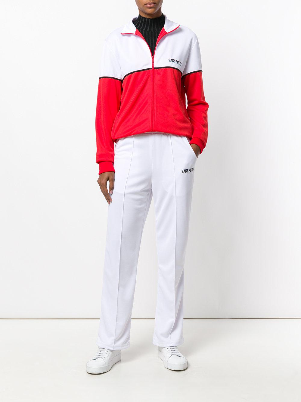 saks potts train track pants