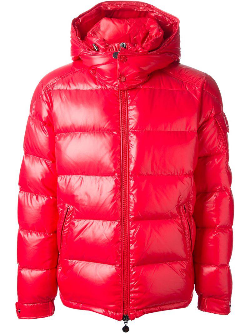 Moncler 'maya' Padded Jacket in Red for Men - Lyst