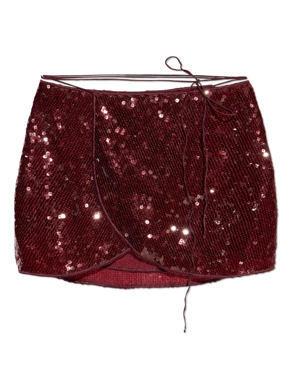 スカート OSEREE RED SKIRT Red Roses Skirt