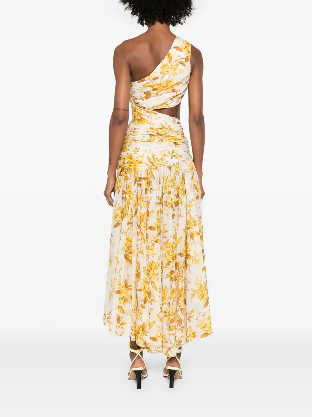 embroidered maternity maxi dress Multi-Color Floral Embroidered Lace-Up Back Maternity Maxi Dress