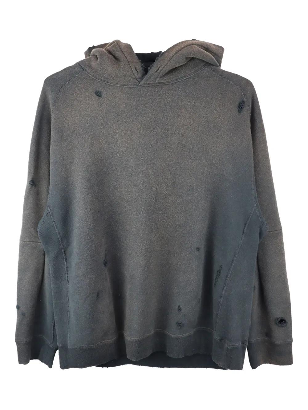 NEEDLES × GENERATIONS Track Hoodie Needles Hoodie Track Hoody-C Pe Velour L Cotton Purple Solid