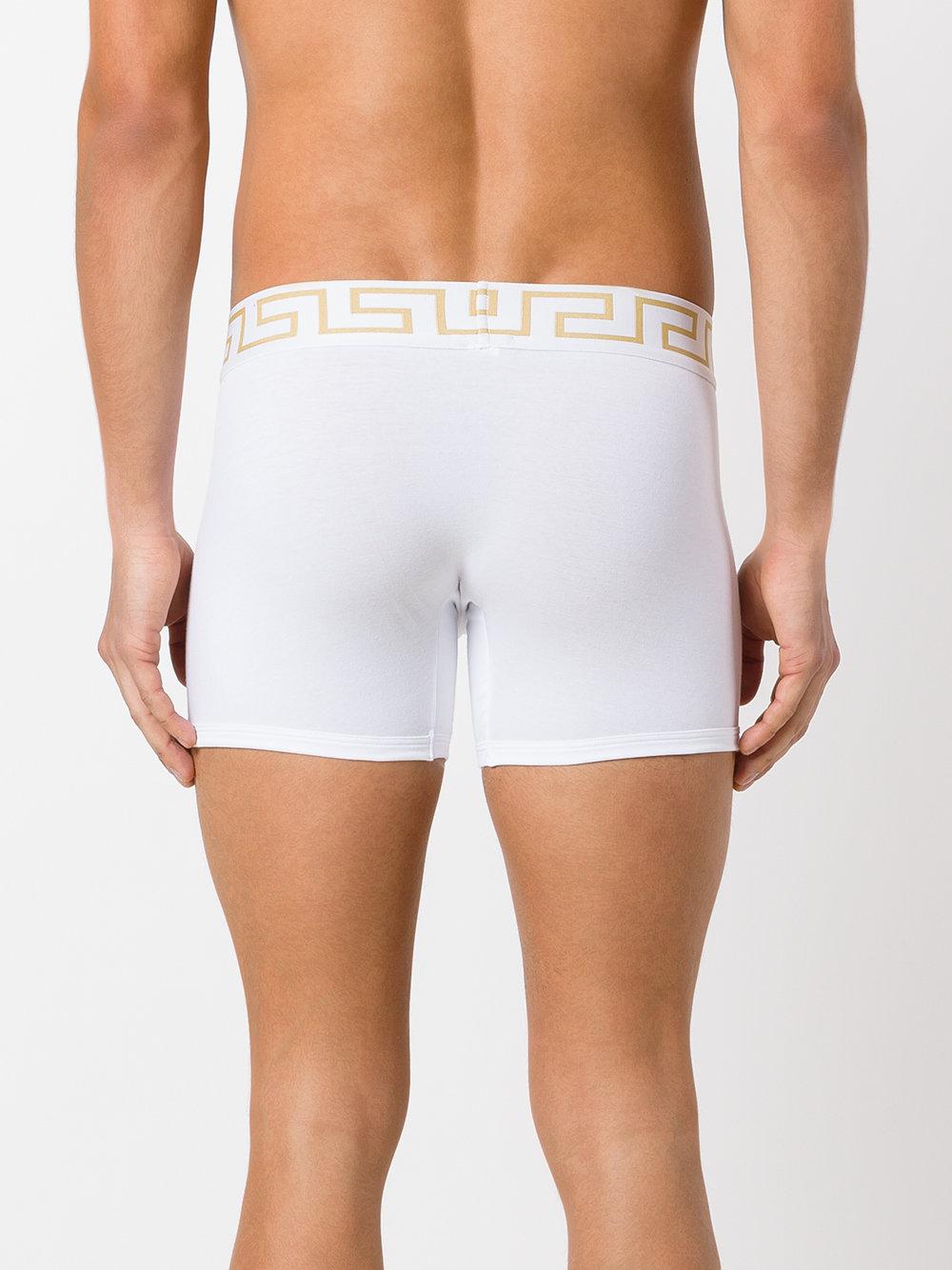 Versace Cotton Medusa Head Boxer Briefs in White for Men Lyst