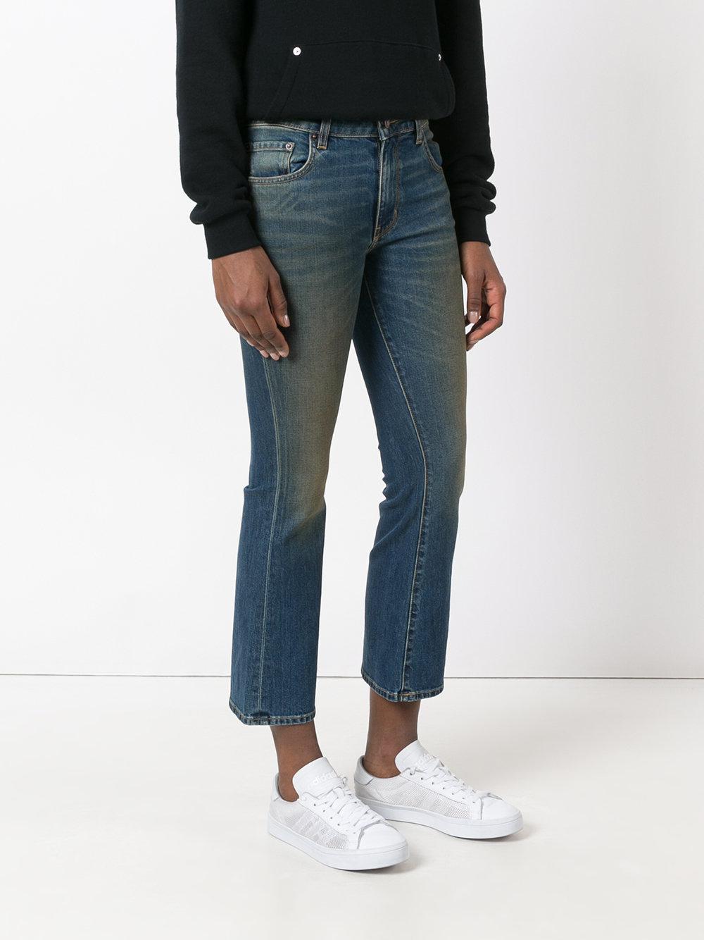 6397 Denim Mini Kick Jeans in Blue Lyst