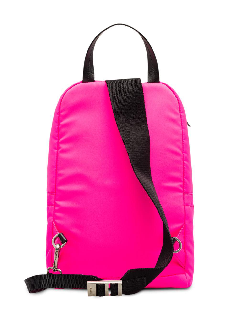 Prada backpack pink hotsell