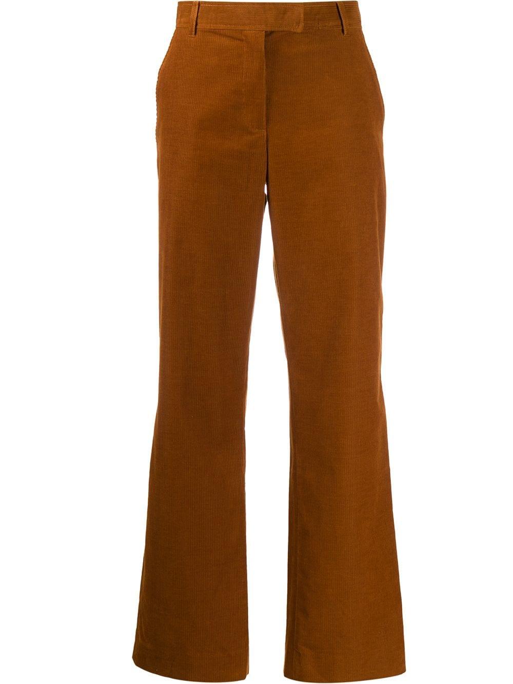 A.P.C. Flared Corduroy Trousers in 