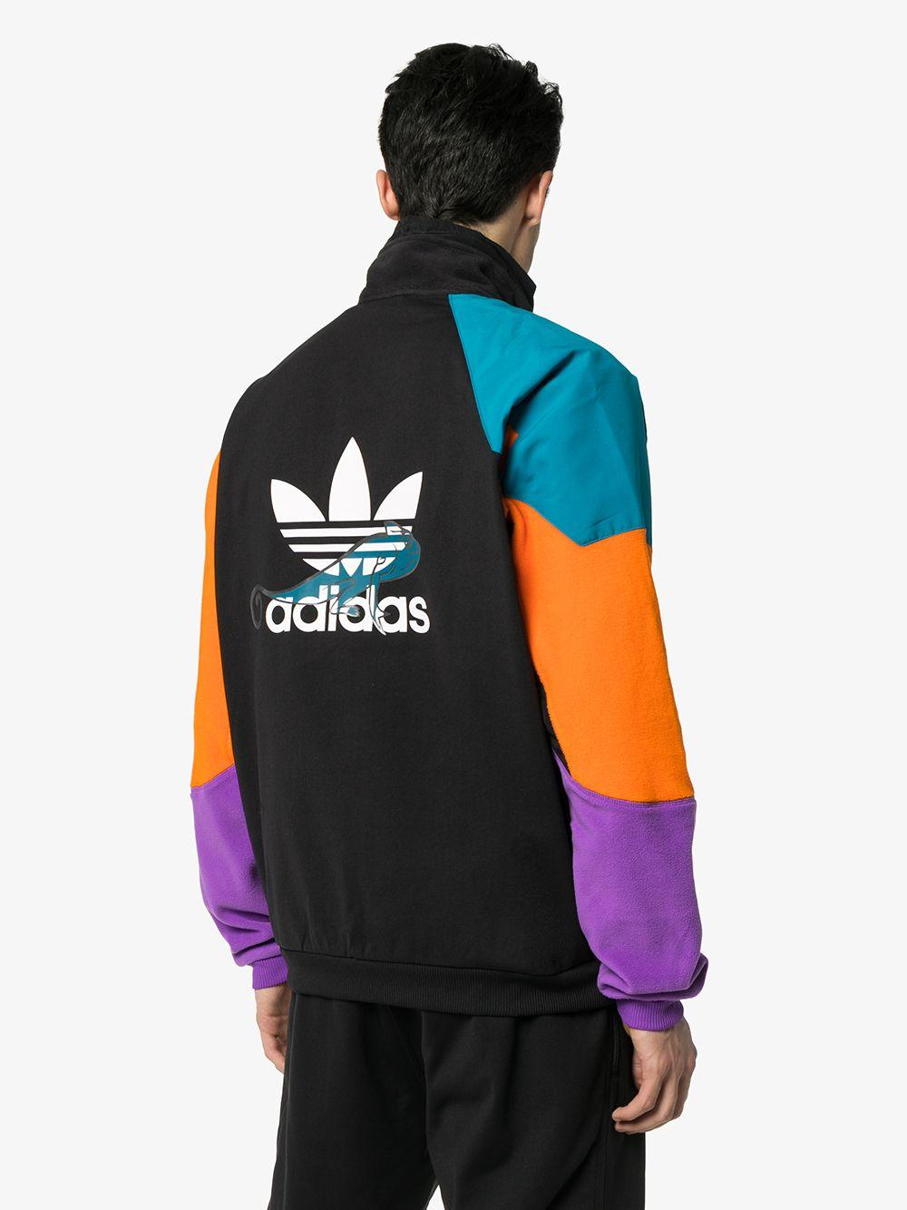 adidas Black Originals Pt3 Fleece Jacket for Men | Lyst