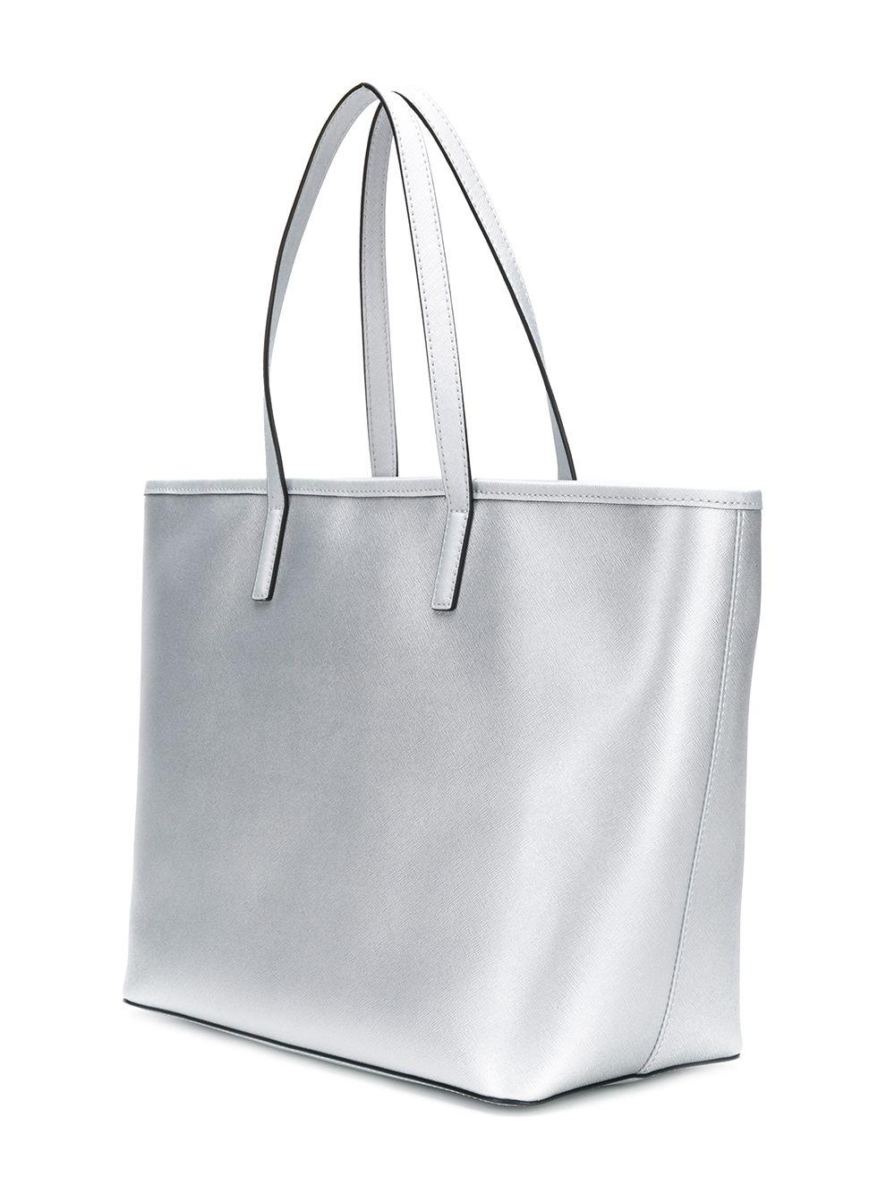 Karl Lagerfeld K/ikonik Shopper Bag in Silver (Metallic) - Save 50% - Lyst