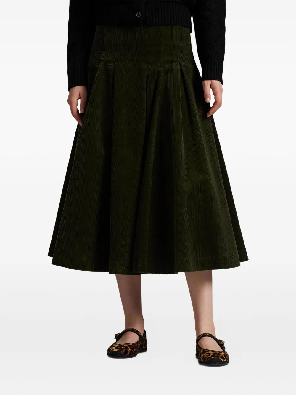 スカート Polo Ralph Lauren Slightly High-Waisted Midi Cotton Skirt Polo Ralph Lauren Floral cotton midi skirt Polo Ralph Lauren