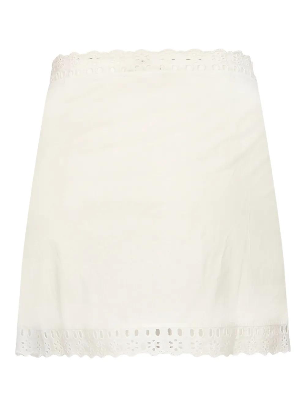 【関税&送料込】For Love & Lemons Skirts White For Love & Lemons Nelly Skirt in White | REVOLVE