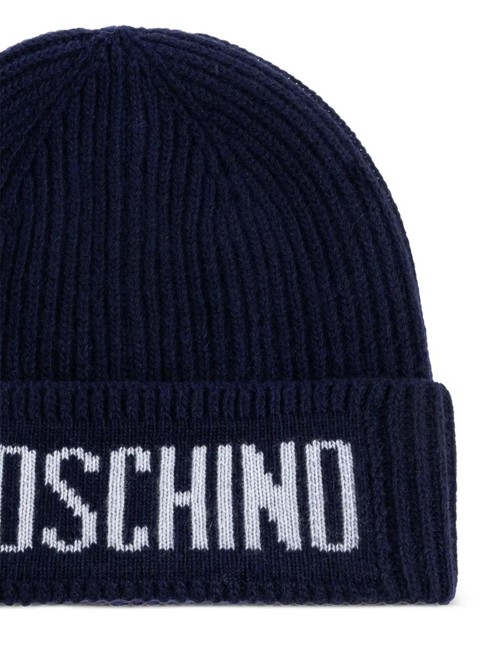 ニットキャップ・ビーニー Moschino 60016 0M5146 Beanie Moschino beanie men double question mark 60016M5146016 Black