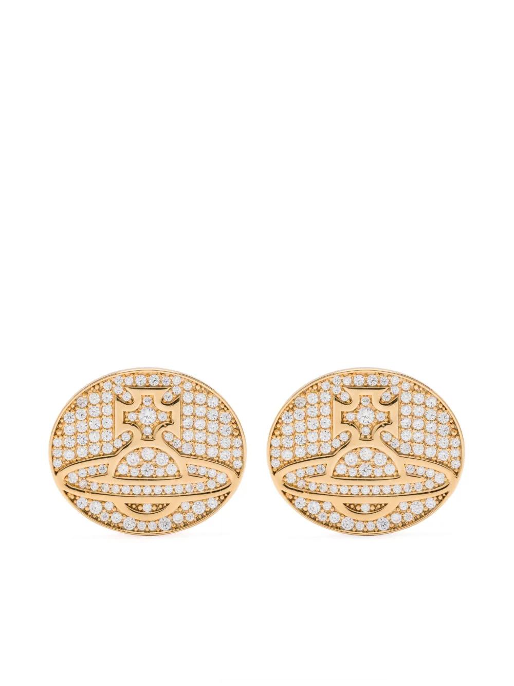 【Vivienne Westwood】AMINATA ピアス VivienneWestwood☆ AMINATA ピアス シルバー 楕円型 (Vivienne