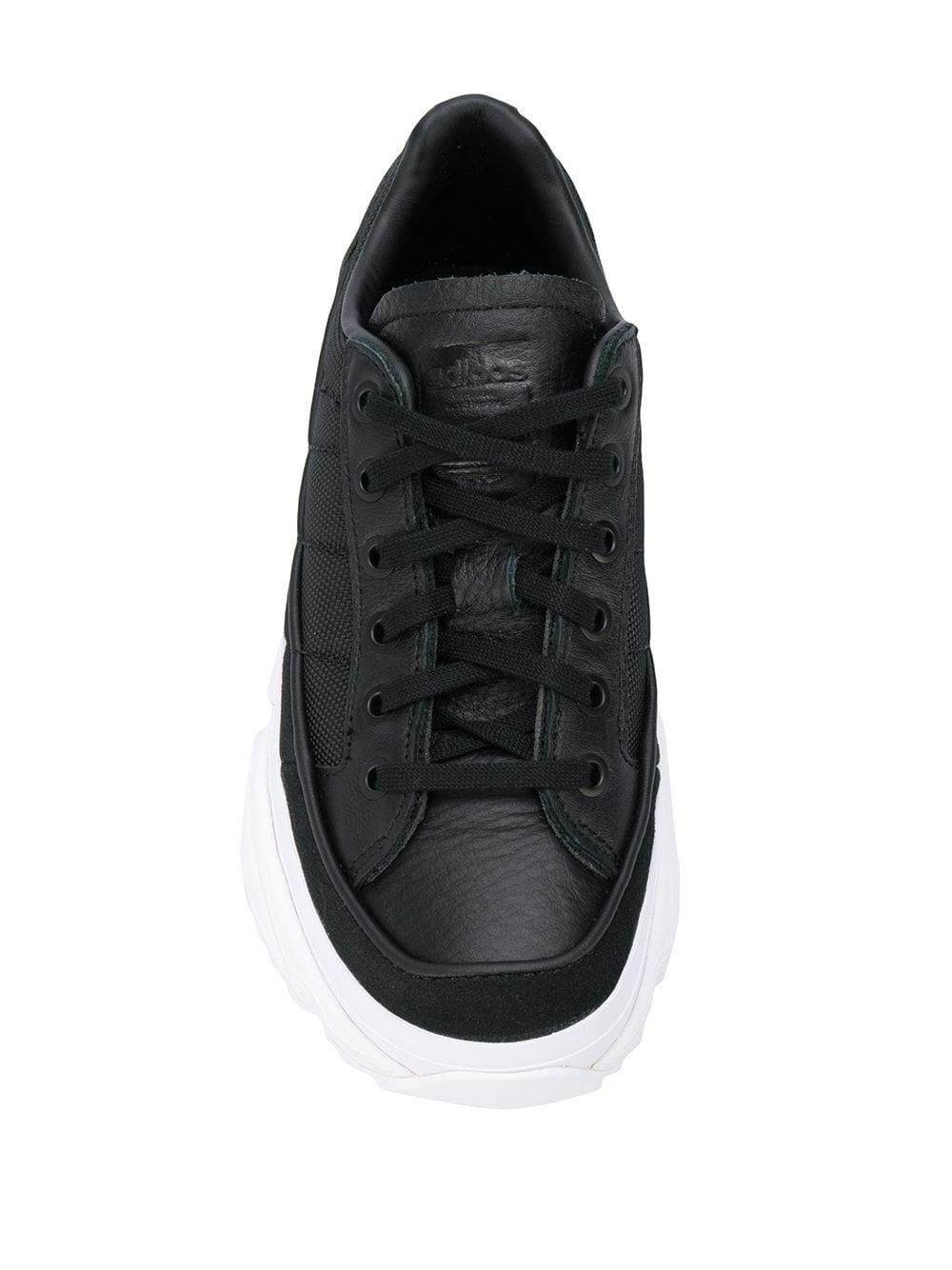 Zapatillas con plataforma adidas de Cuero de color Negro | Lyst