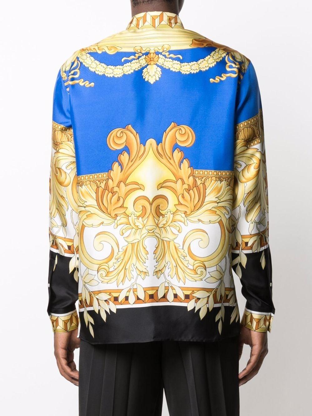 Versace Shirts Blue for Men | Lyst