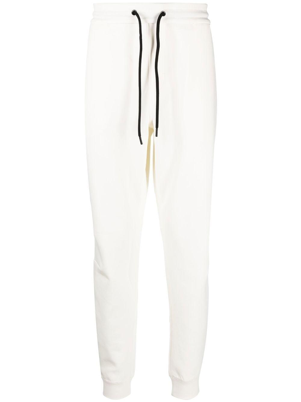 Calvin Klein Cotton Drawstring Logo-print Slim joggers in White for Men |  Lyst