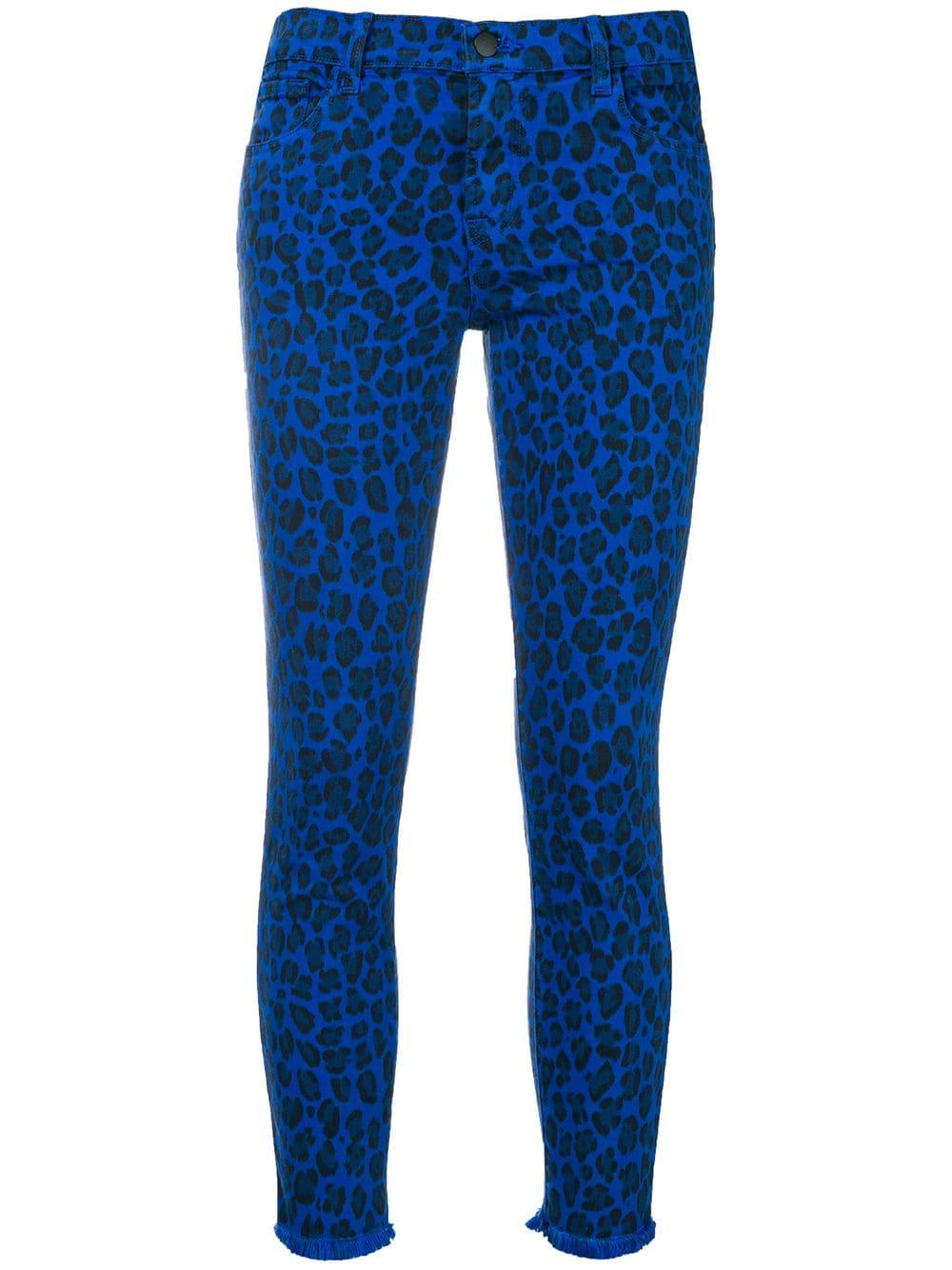 leopard jeans