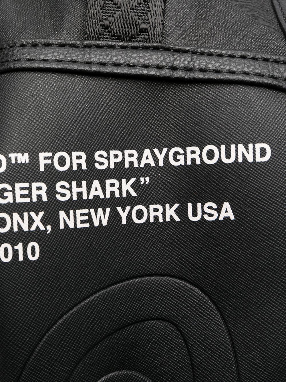 Sprayground Bite Me Shark: Black Backpack